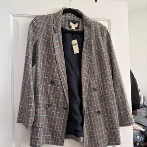 Maeve Anthropologie tweed blazer